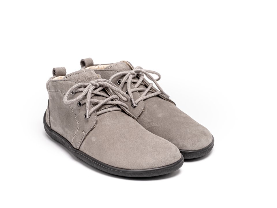 Całoroczne trampki barefoot - Icon - Pebble Grey