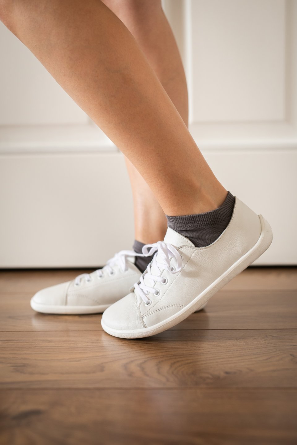 Barefoot ponožky krátke - sivé