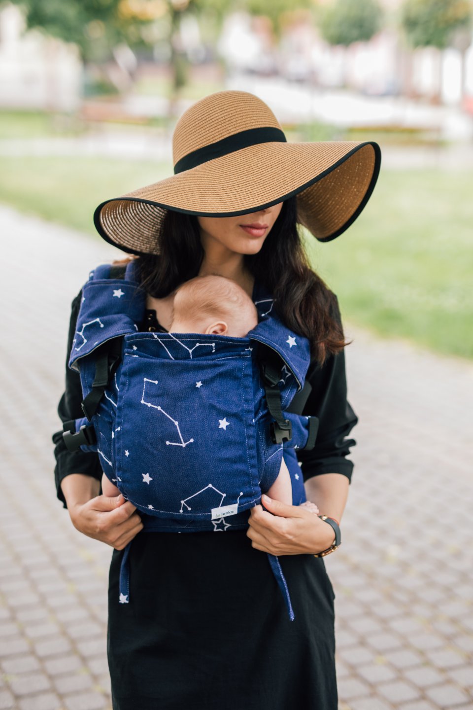 Baby carrier - Be Lenka Mini - Constellations - Blue