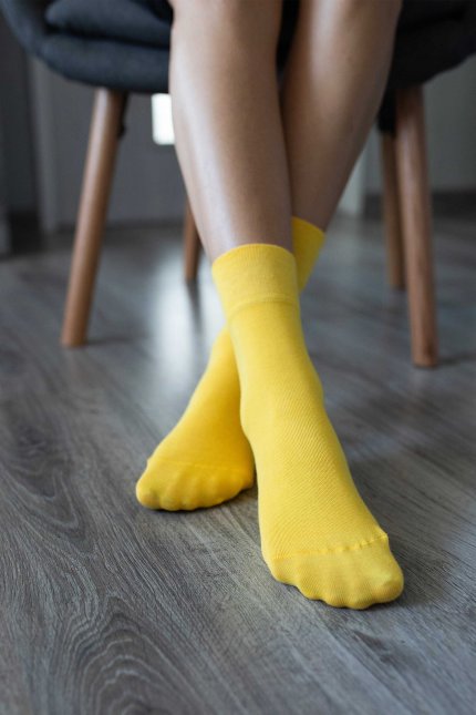 Barefoot ponožky - žlté
