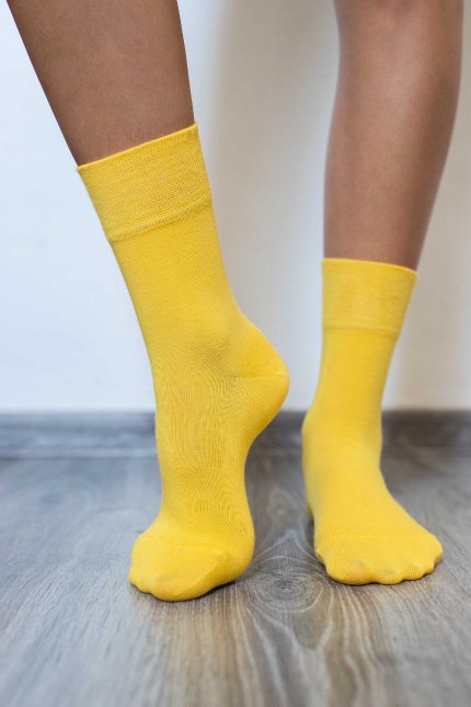 Barefoot ponožky - žlté