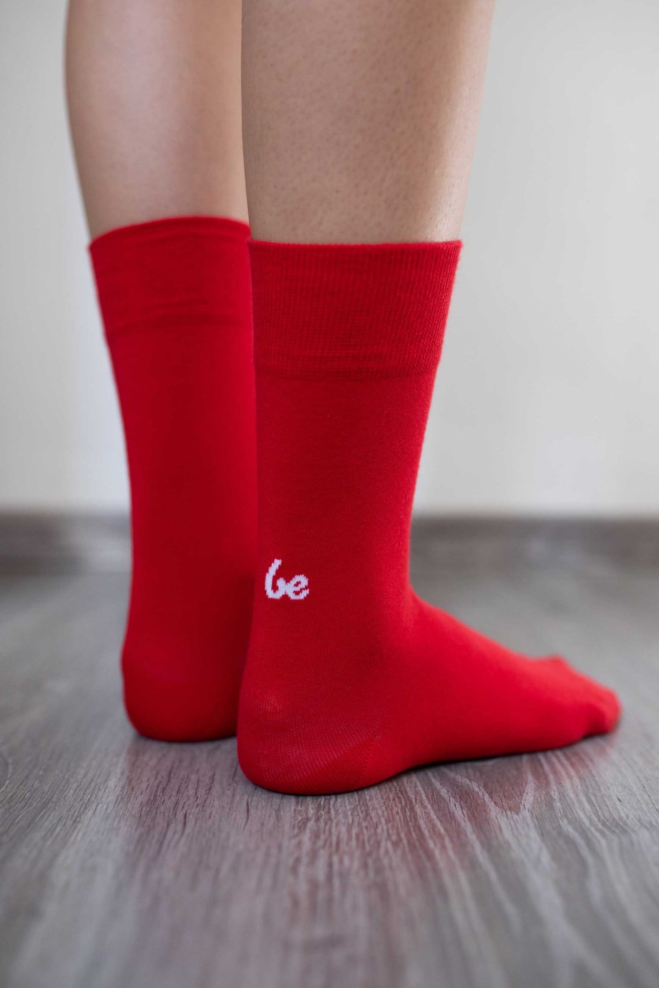 Barefoot ponožky - Rudé