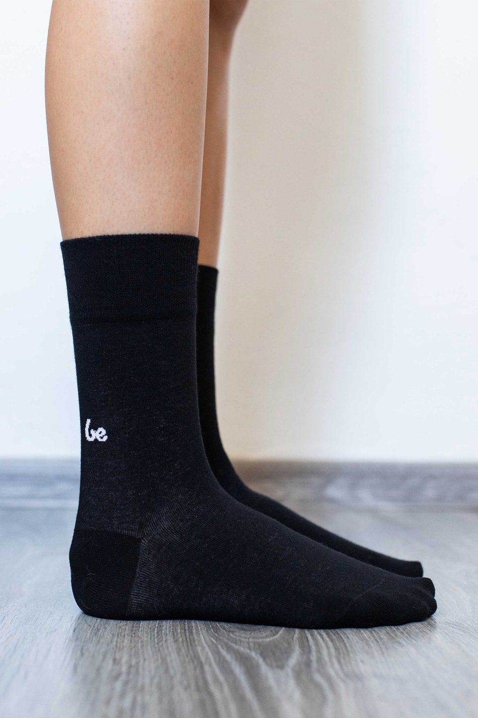 Barefoot Socks - Crew - Black