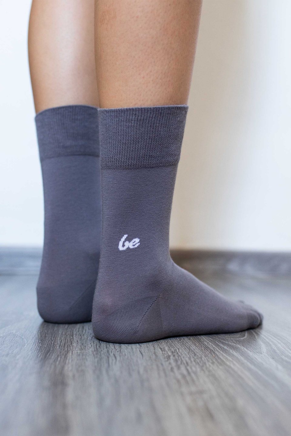 Barefoot Socks - Crew - Grey