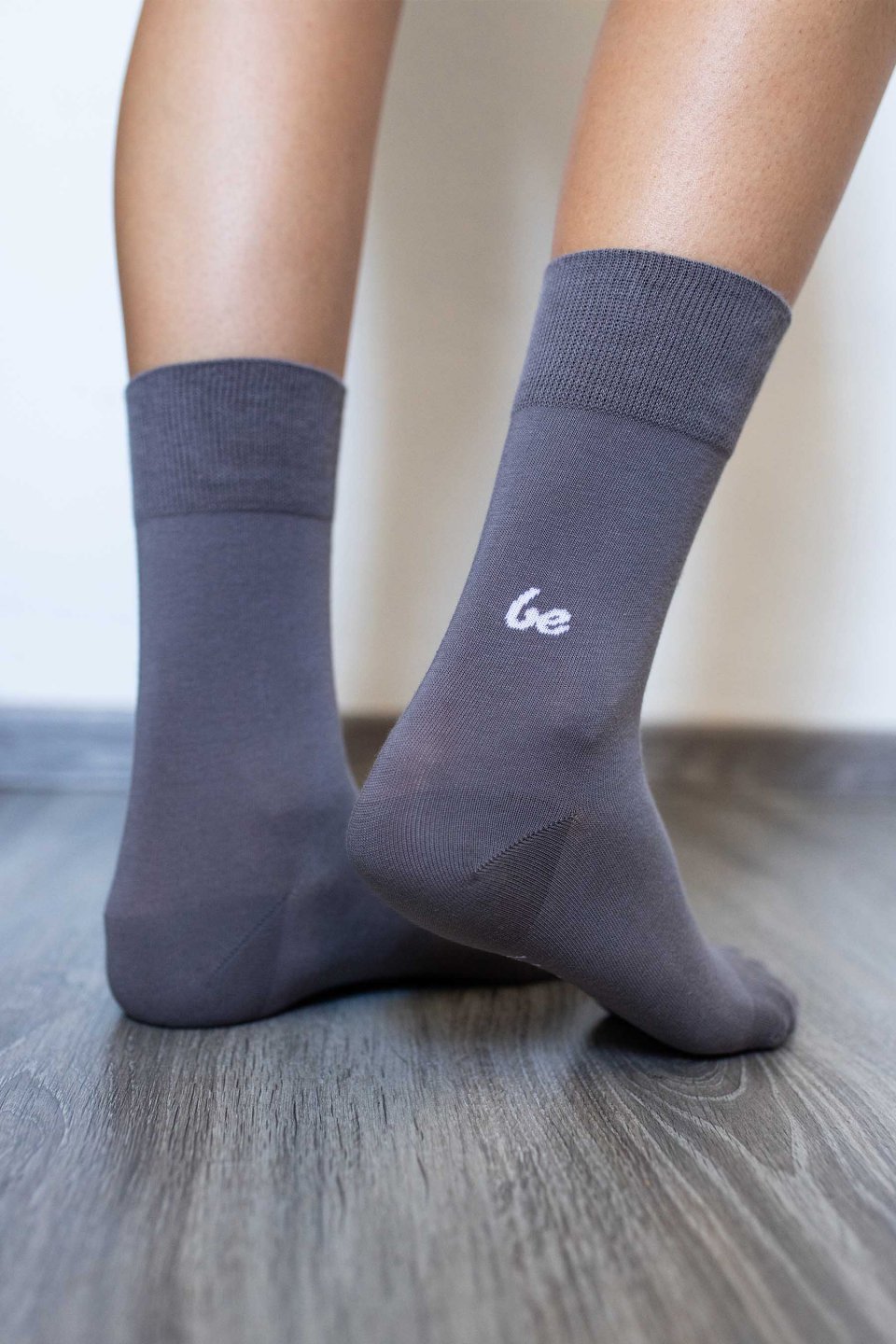 Barefoot Socks - Crew - Grey