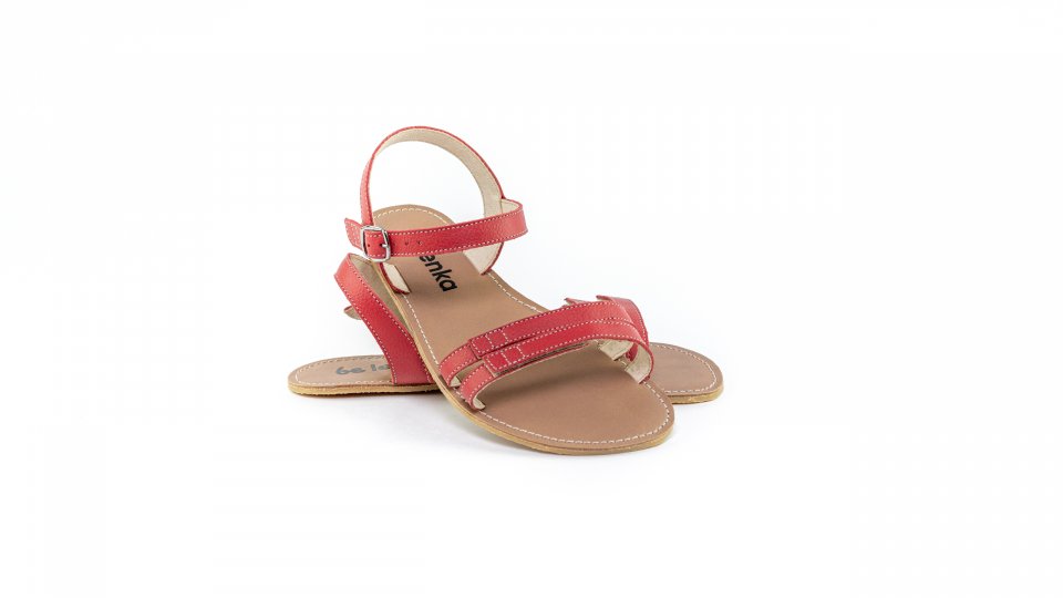 Barefoot sandales Be Lenka Summer - Red