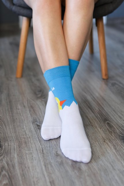 Barefoot ponožky - Kuřátko