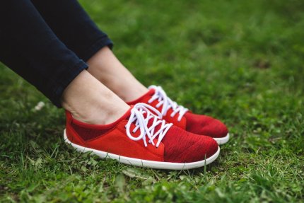 Barefoot Sneakers - Be Lenka Ace - Vegan - Red