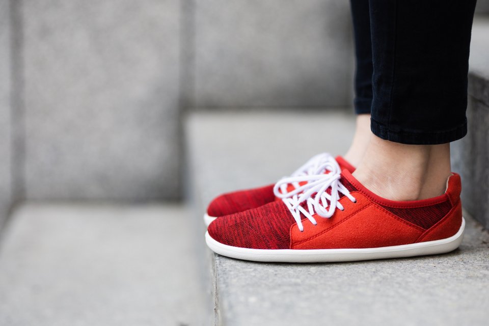 Barefoot scarpe sportive Be Lenka Ace - Vegan - Red