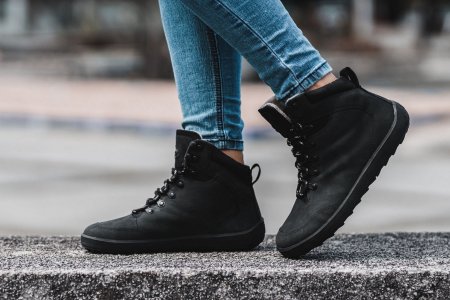 Winter Barefoot Boots Be Lenka Ranger - All Black | Be Lenka