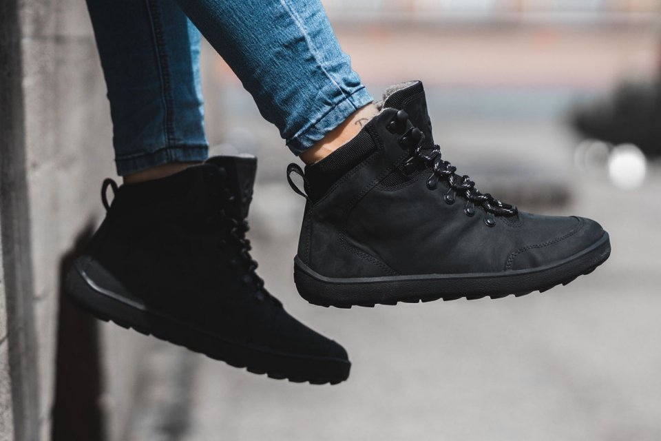 Barefoot chaussures d'hiver Be Lenka Ranger - All Black