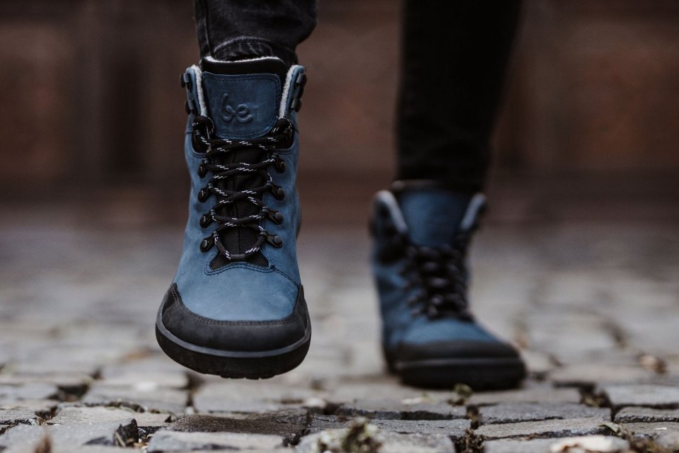 Zimné barefoot topánky Be Lenka Ranger - Dark Blue