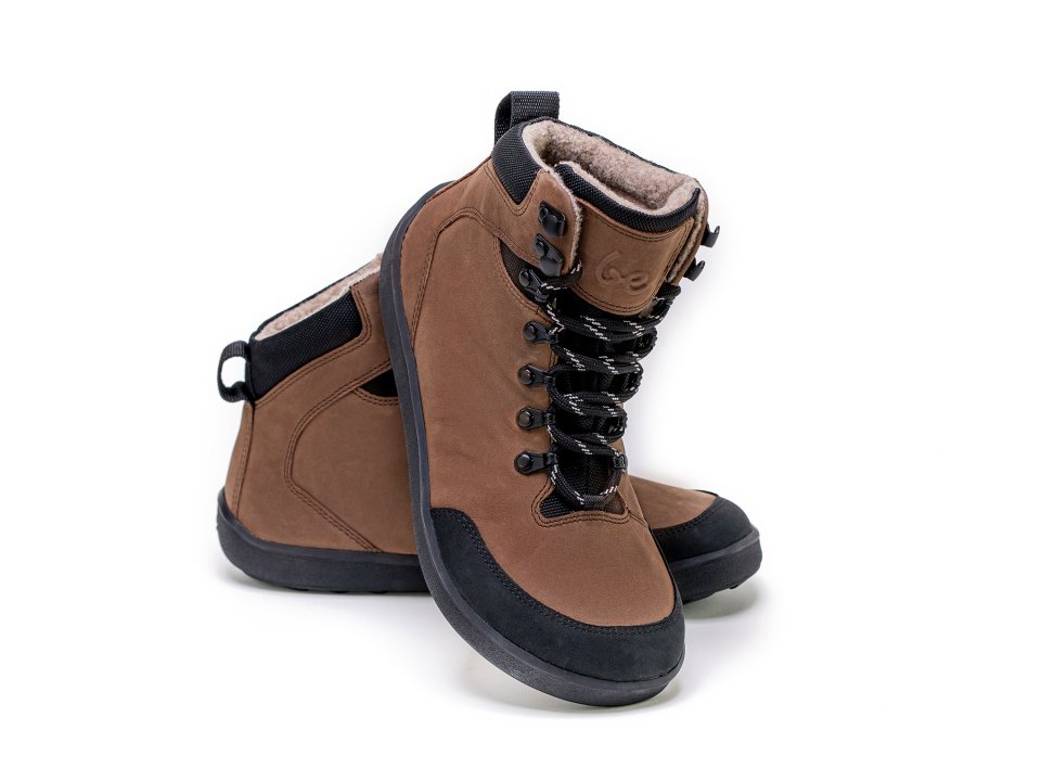 Zimné barefoot topánky Be Lenka Ranger - Dark Brown