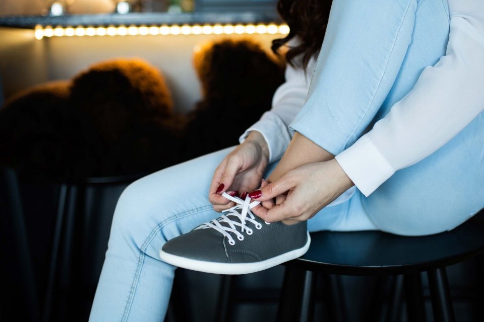 Barefoot Sneakers Be Lenka Prime - Grey