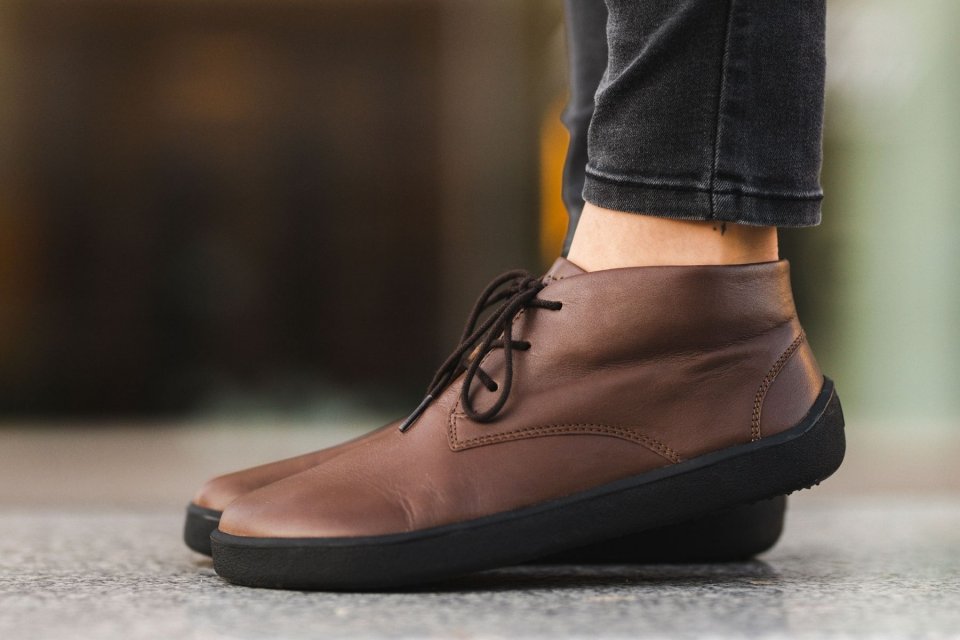 Barefoot chaussures Be Lenka Glide - Dark Brown