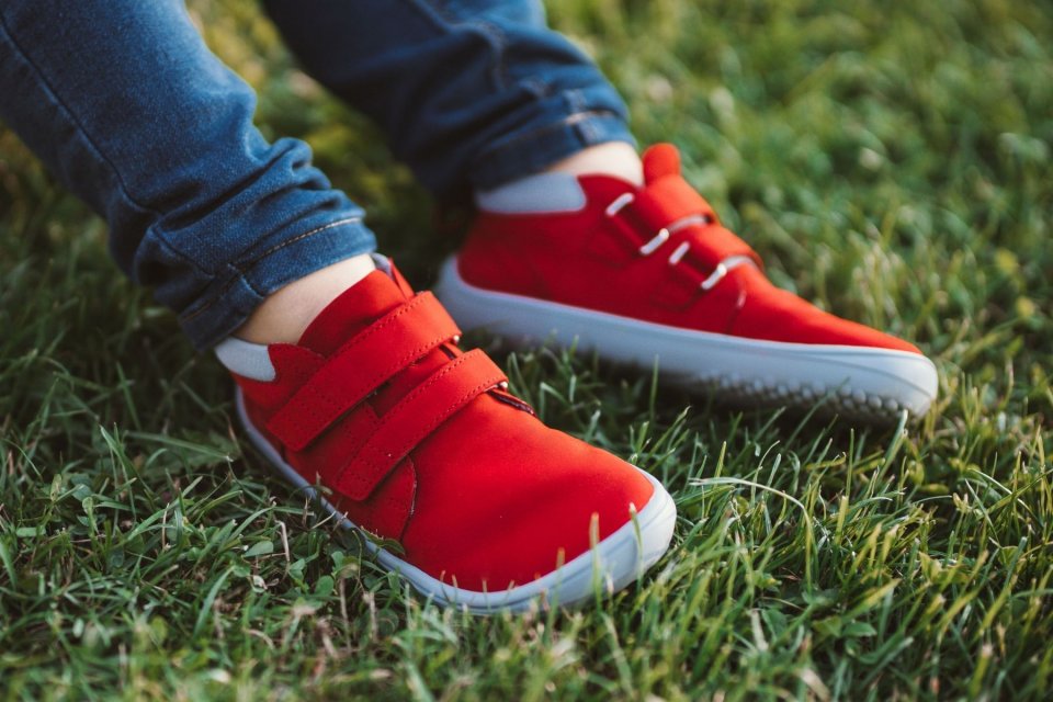 Zapatos barefoot de niños Be Lenka Play - Red
