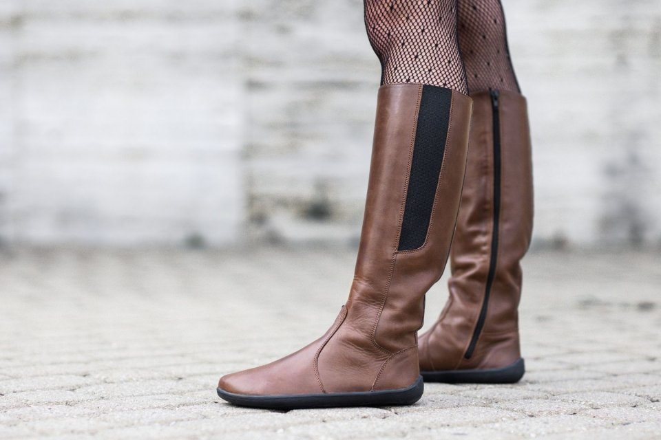 Barefoot long boots Be Lenka Sierra - Dark Brown