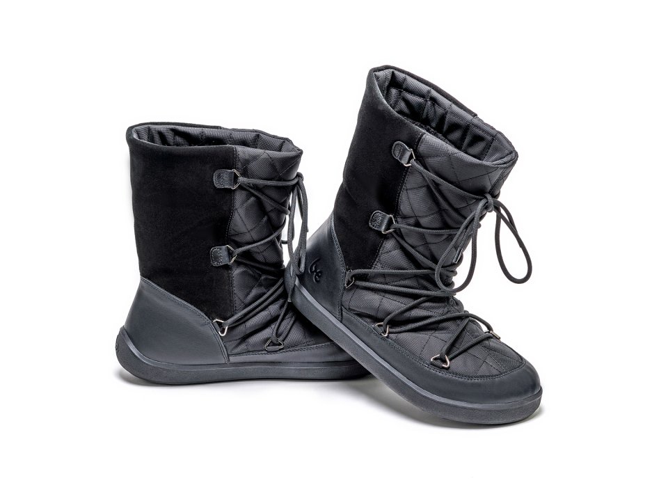Barefoot chaussures d'hiver Be Lenka Snowfox Woman - All Black