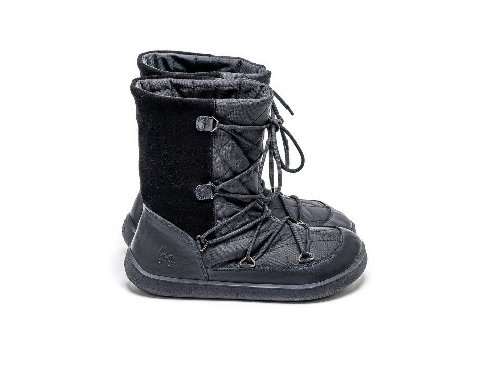 Winter Barefoot Boots Be Lenka Snowfox Woman - All Black