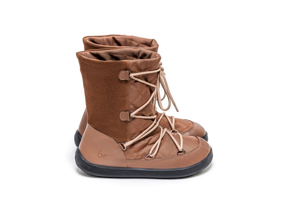 Barefoot scarpe invernali Be Lenka Snowfox Woman - Dark Brown