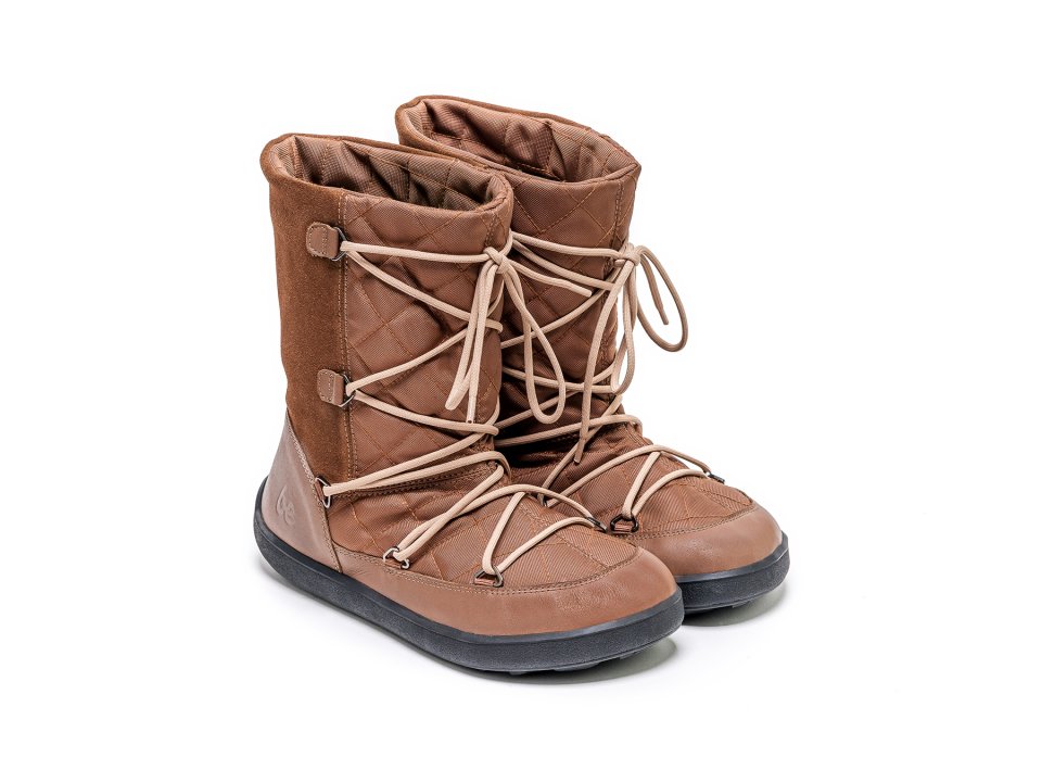Barefoot scarpe invernali Be Lenka Snowfox Woman - Dark Brown