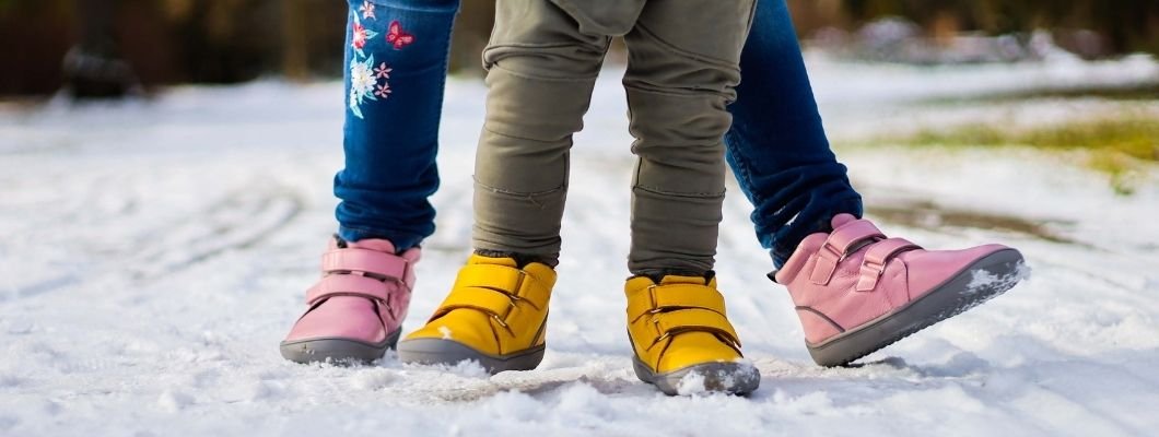 Detské barefoot topánky do zimy