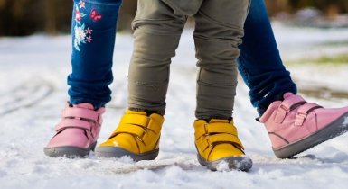 Dětské barefoot boty na zimu