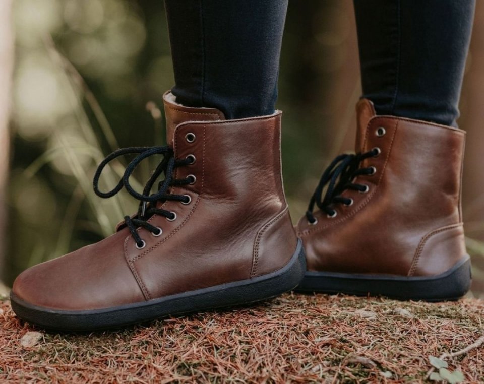 Winter Barefoot Boots Be Lenka Winter 2.0 - Dark Brown