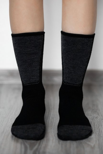 Calcetines descalzos merino - negro