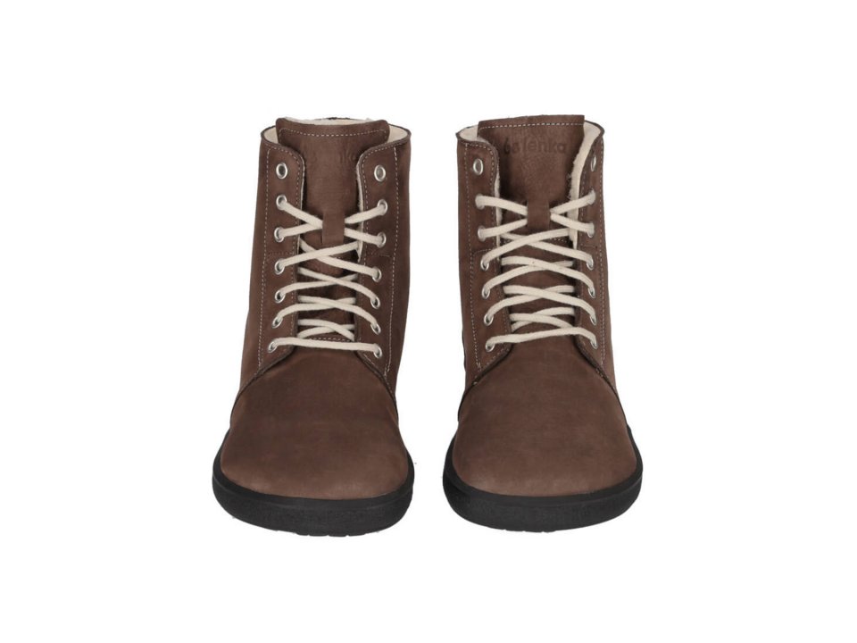 Zimní barefoot boty Be Lenka Winter 2.0 - Chocolate