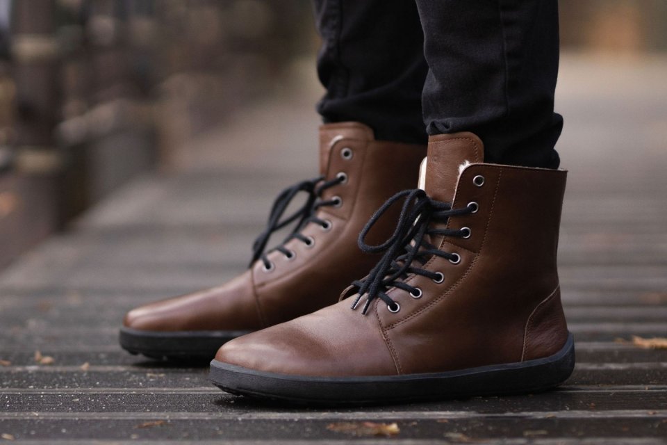 Men's winter barefoot shoes