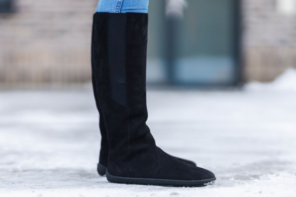 Barefoot long boots Be Lenka Sierra - Matt Black