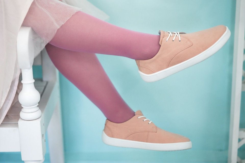 Barefoot boty Be Lenka Flair - Peach Pink