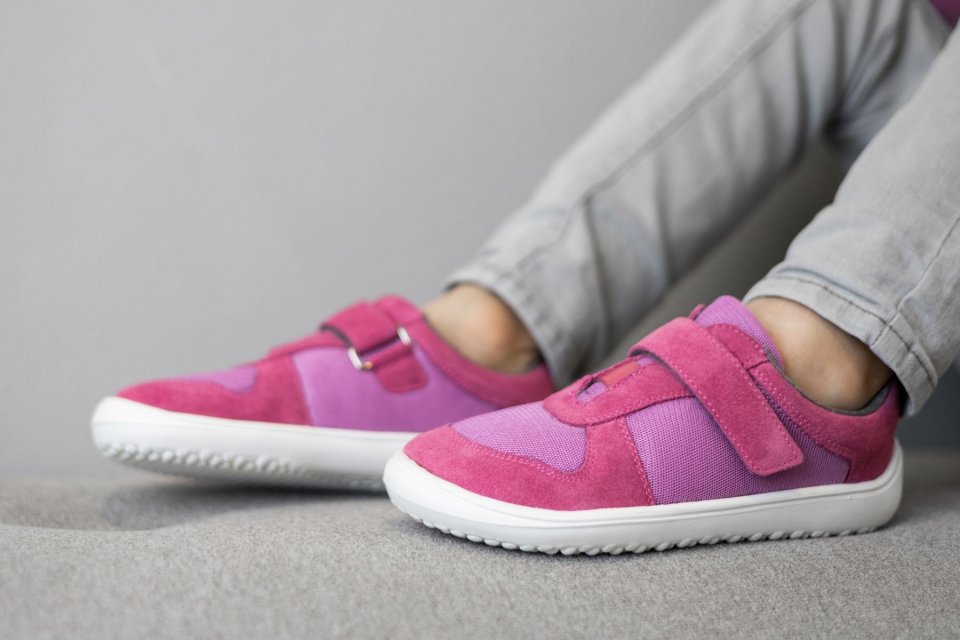 Barefoot zapatillas de niños Be Lenka Joy - Pink