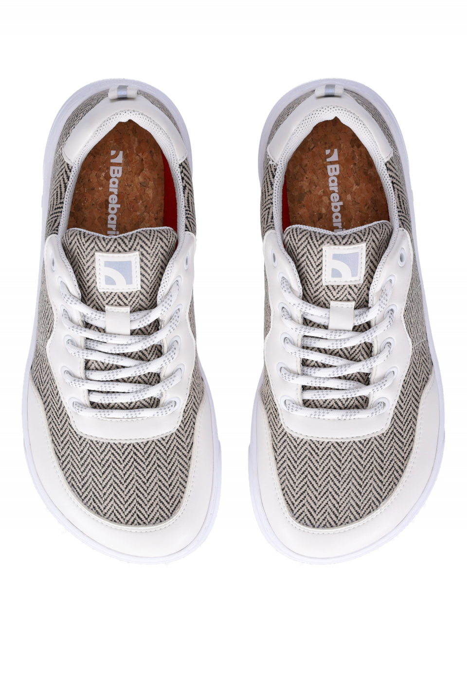 Barefoot tenisky Barebarics Kudos - White & Grey