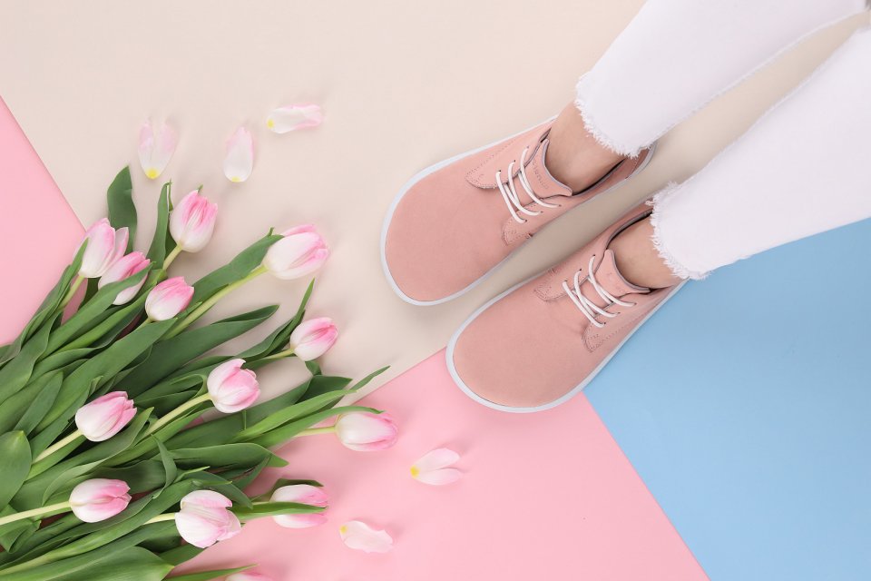 Barefoot Shoes Be Lenka Flair - Peach Pink