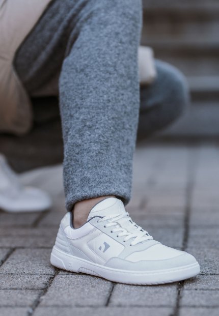 Barefoot Sneakers Barebarics Axiom - White & Light Grey