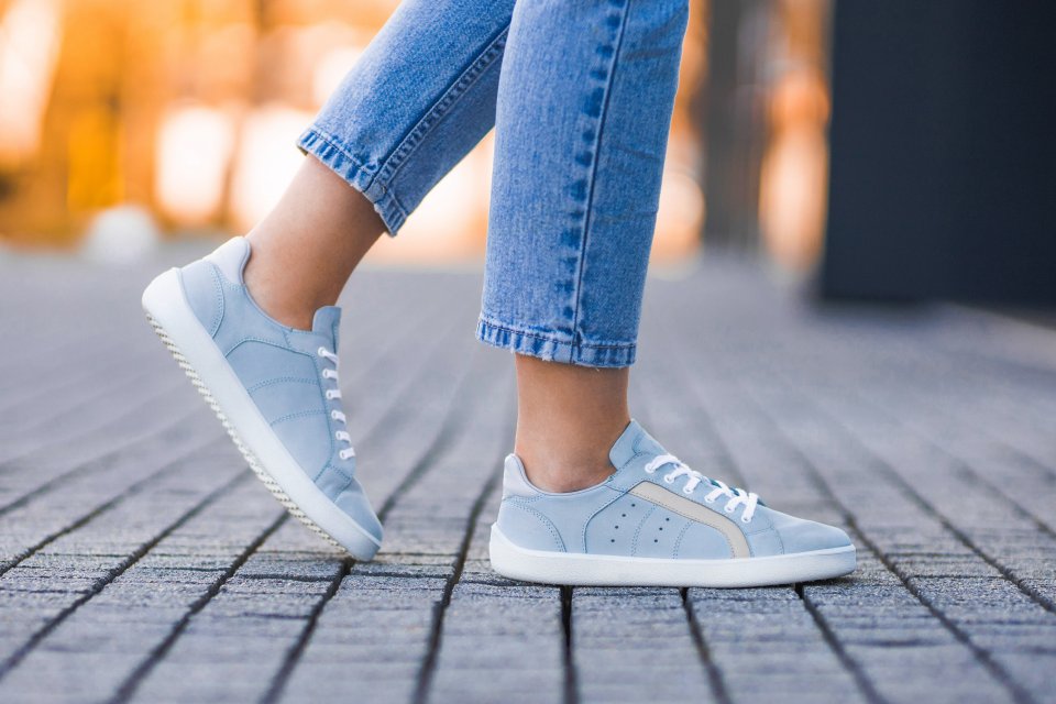 Barefoot Sneakers Be Lenka Brooklyn - Light Blue & Grey