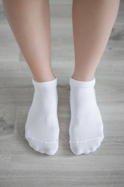 Barefoot ponožky krátké - bílé