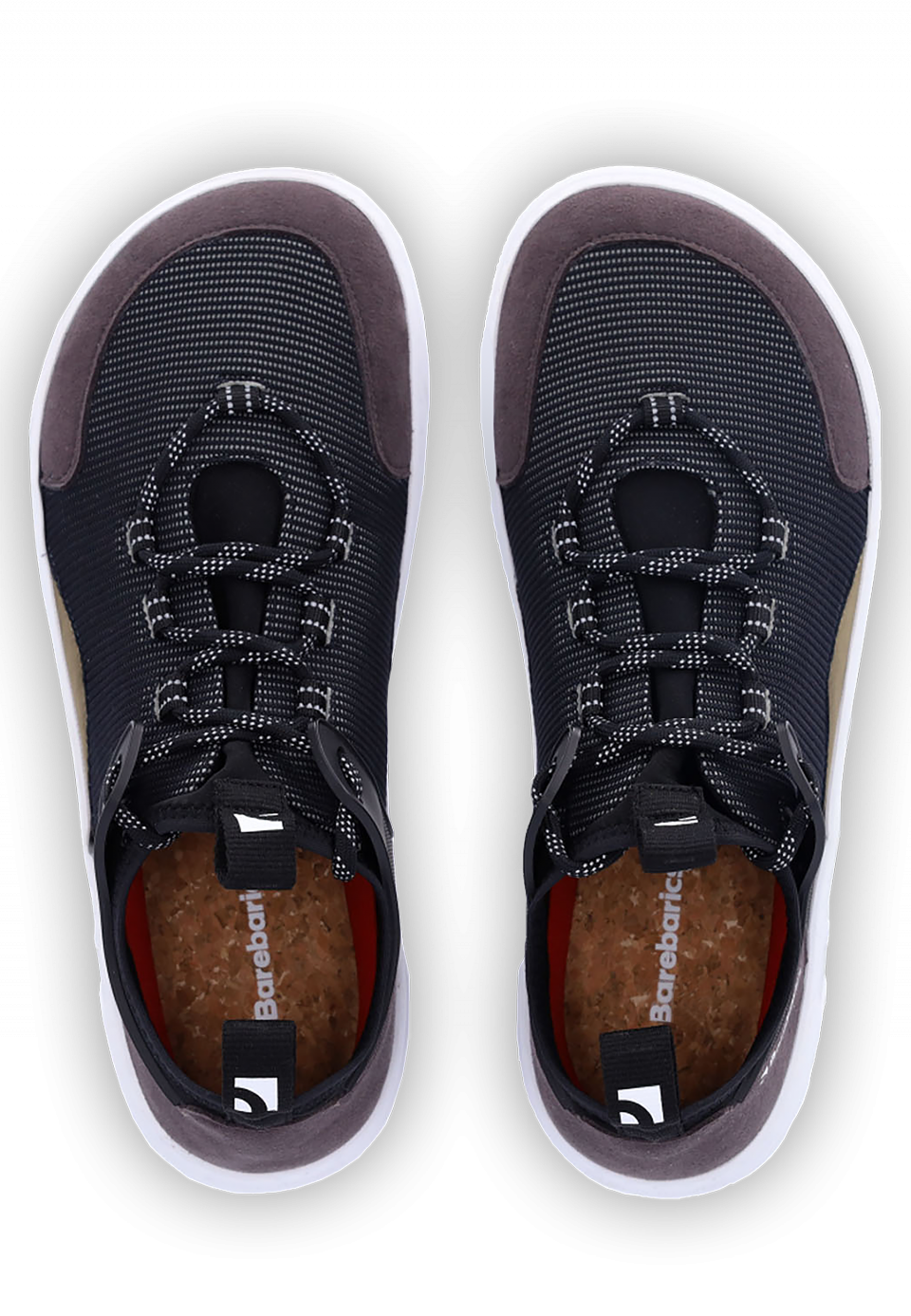 Barefoot Sneakers Barebarics - Rebel - Charcoal Black