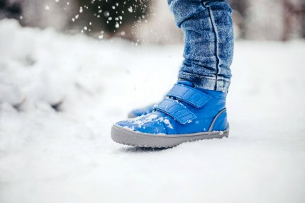Kinder Winter Barfußschuhe Be Lenka Penguin - Blue