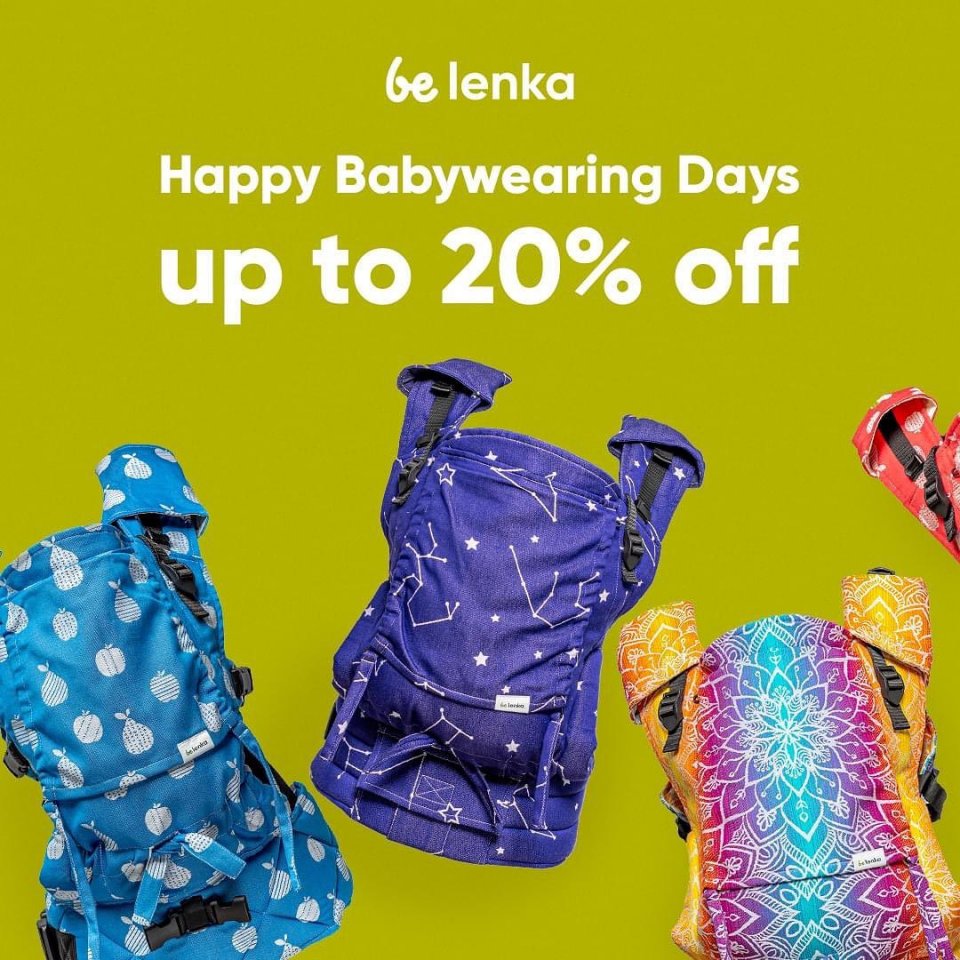 🥳 Happy Babywearing Days! Beautiful sunny days are ahead of us and we are celebrating them by 20% reduction in the prices on selected carriers.
🤱 Doing what we can to support the beautiful act of carrying children and connection.
Happy Babywearing Days going on until 24. June. Now is the right time for a new carrier. 

.
.
.
.
.
.
.
.
.
#babycarrying #babywearingmom #babycarrier #babywrap #babywearingjacket #babywearinglove #babywearing #babywearingdad #babywearingforthewin #babywearinglove #attachmentparenting #belenkacarriers #sale #ilovebabywearing