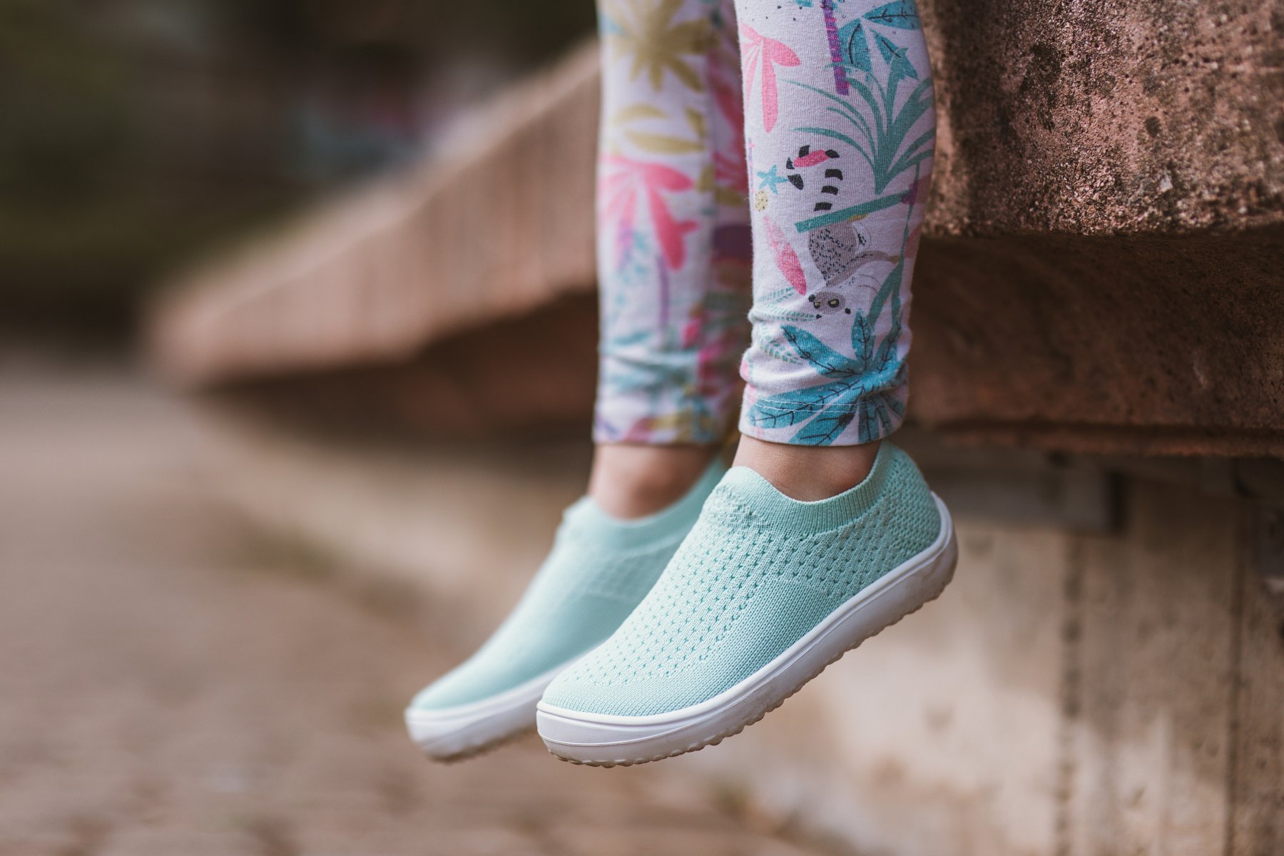 Be Kids barefoot sneakers Perk - Mint Green | Lenka