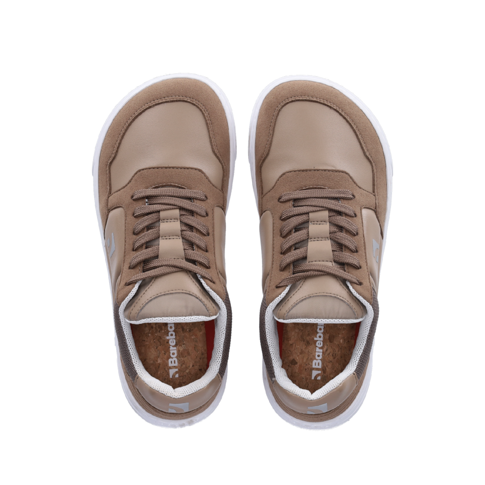 Barefoot Sneakers Barebarics Axiom - Brown & White