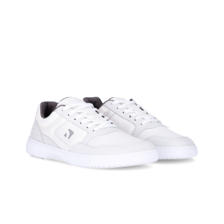 Barefoot Sneakers Barebarics - Axiom - White & Light Grey | Be Lenka