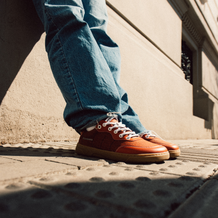Barefoot Sneakers Barebarics - Kudos - Brick Red | Be Lenka