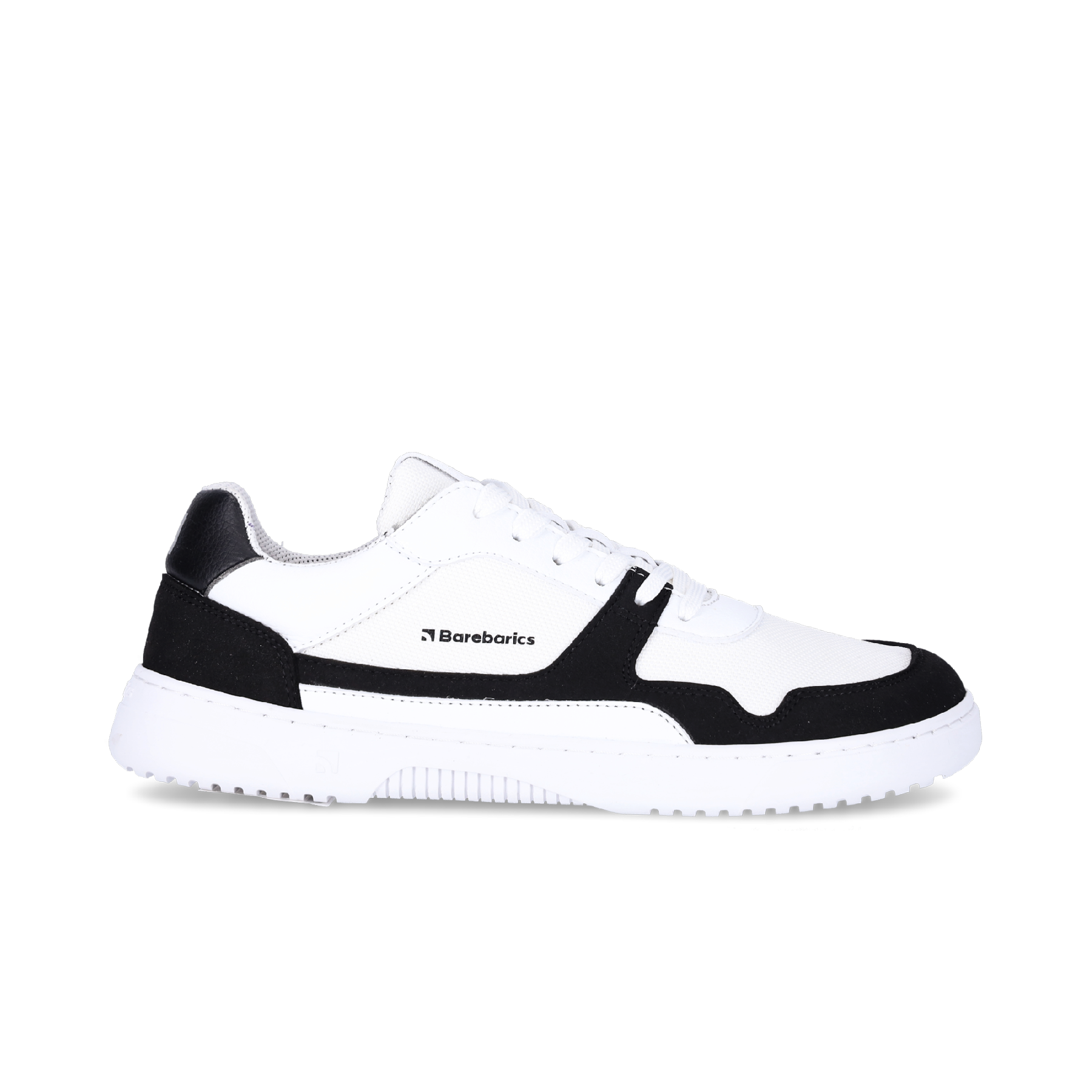 Barefoot Sneakers Barebarics - Zing - White & Black | Barebarics