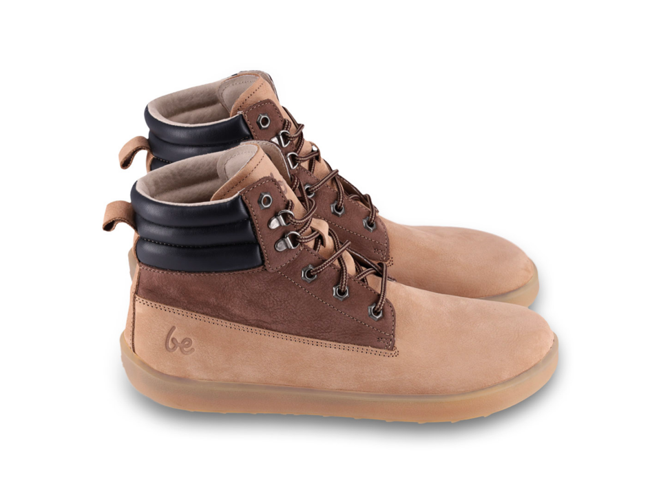 Barefoot chaussures Be Lenka Nevada Neo - Sand & Dark Brown