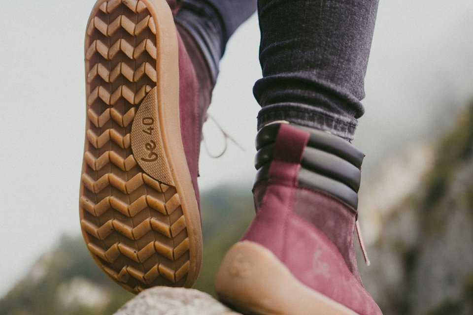 Barefoot Boots Be Lenka Nevada Neo - Burgundy