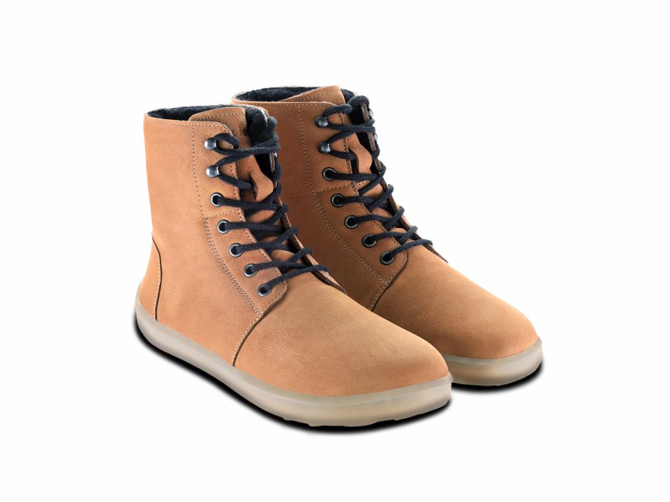 Winter Barefoot Boots Be Lenka Winter 2.0 Neo - Cognac Brown